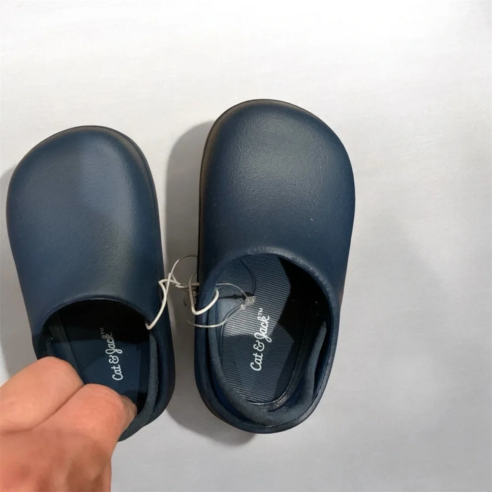 Buy one get one 50% off Cat & Jack Navy Blue Slip-On Toddler Shoes